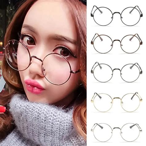 oversized round glasses korean.